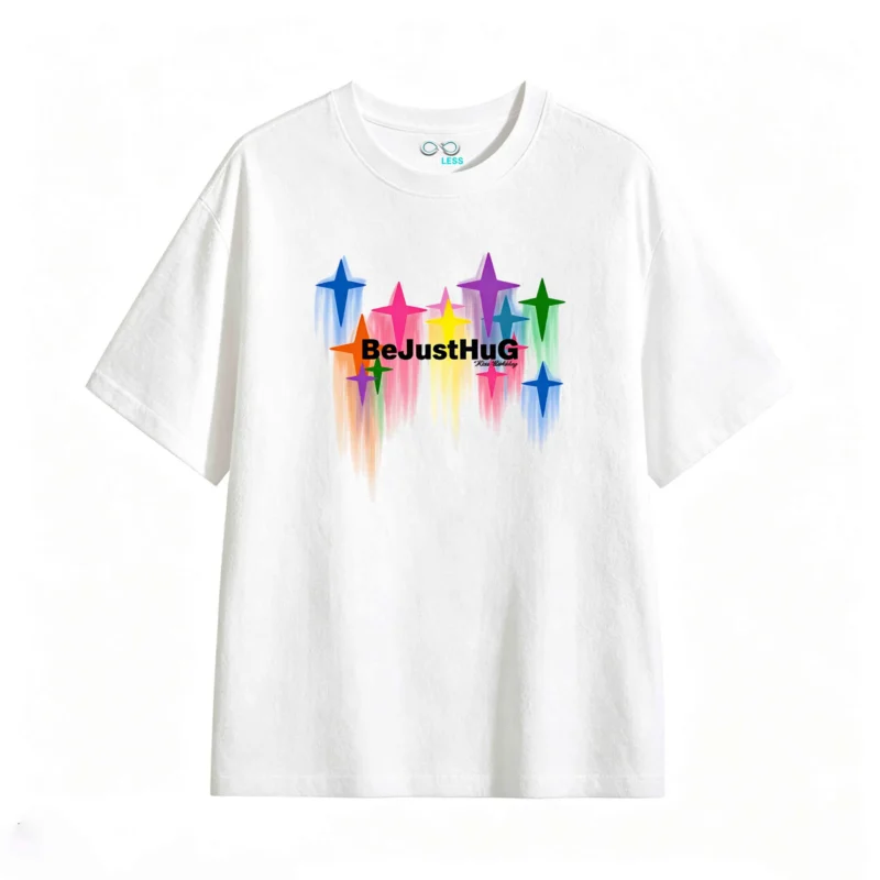 主图_2 Remera BeJustHuG estampada colorida