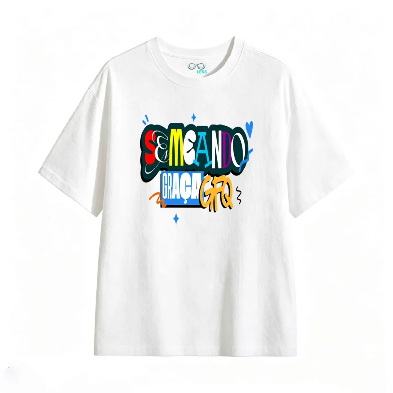 Remera estampada Semeando Graça GFQ