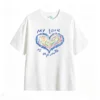 Remera estampada corazón infinito