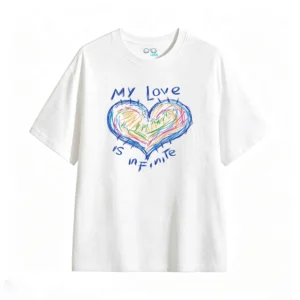 主图_2 Remera estampada corazón infinito