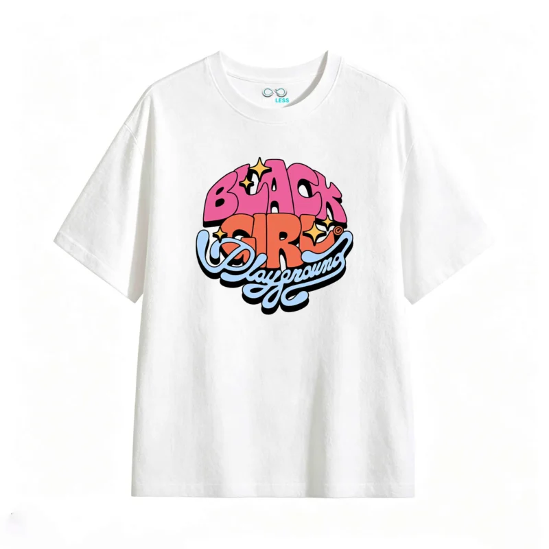 Remera estampada Black Girl retro