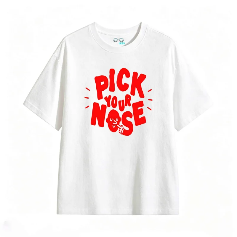 Remera graciosa Pick Your Nose diseño divertido