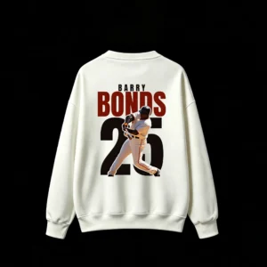 Barry Bonds 25 Baseball Legend Graphic Sweatshirt