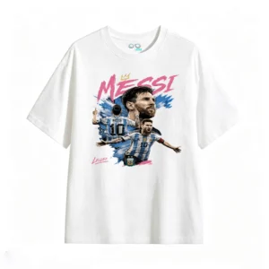 主图_2 Camiseta Estampada Leyenda Messi, Indumentaria de la Selección Argentina