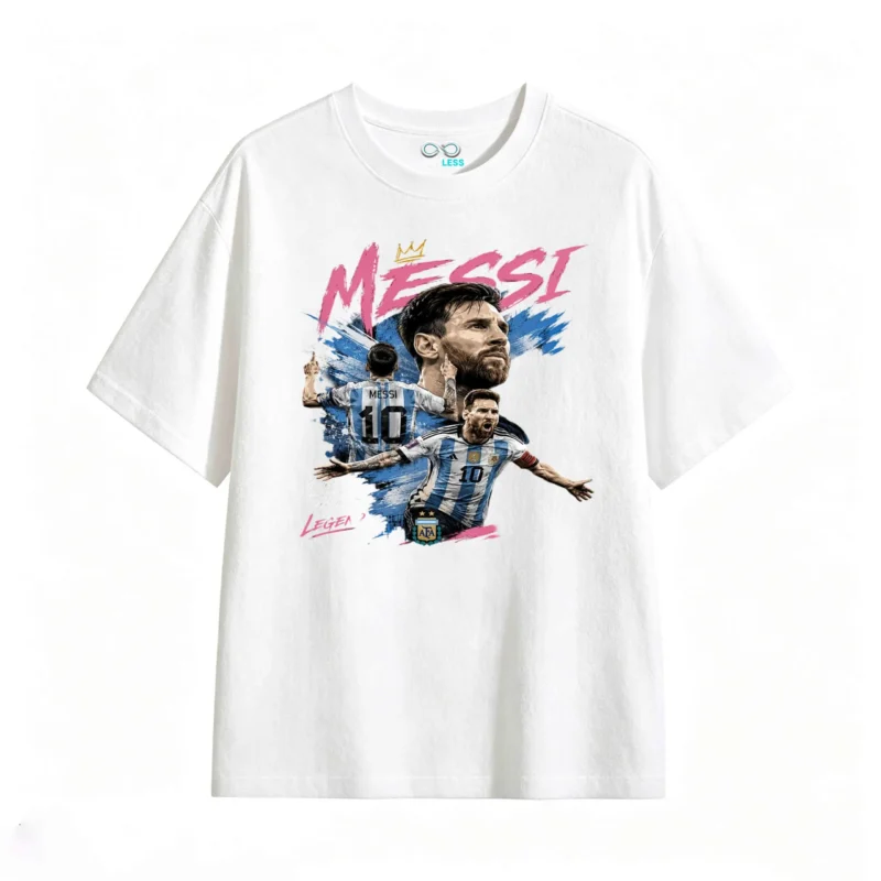 主图_2 Camiseta Estampada Leyenda Messi, Indumentaria de la Selección Argentina