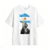 Remera Conmemorativa Messi Copa Mundial, Algodón para Hinchas Albicelestes