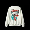 主图_2 Vintage Hawaii Surfing Back Print Sweatshirt
