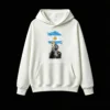 Buzo polar GOAT Messi con bandera argentina y trofeo del Mundial