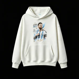主图_2 Buzo polar El Maestro Messi, retrato artístico para hinchas argentinos