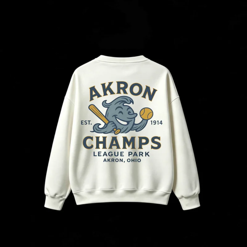 Akron Champs Est 1914 Vintage Baseball Sweatshirt