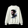 主图_2 Sudadera polar retrato artístico de Messi en la espalda