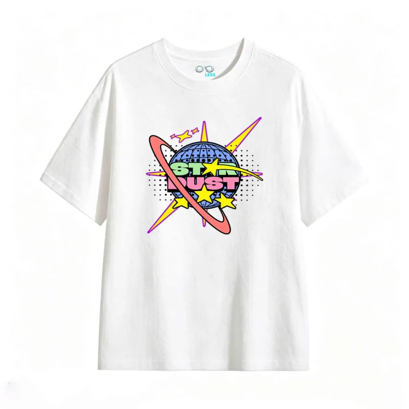 Remera estampada Stardust Y2K retro