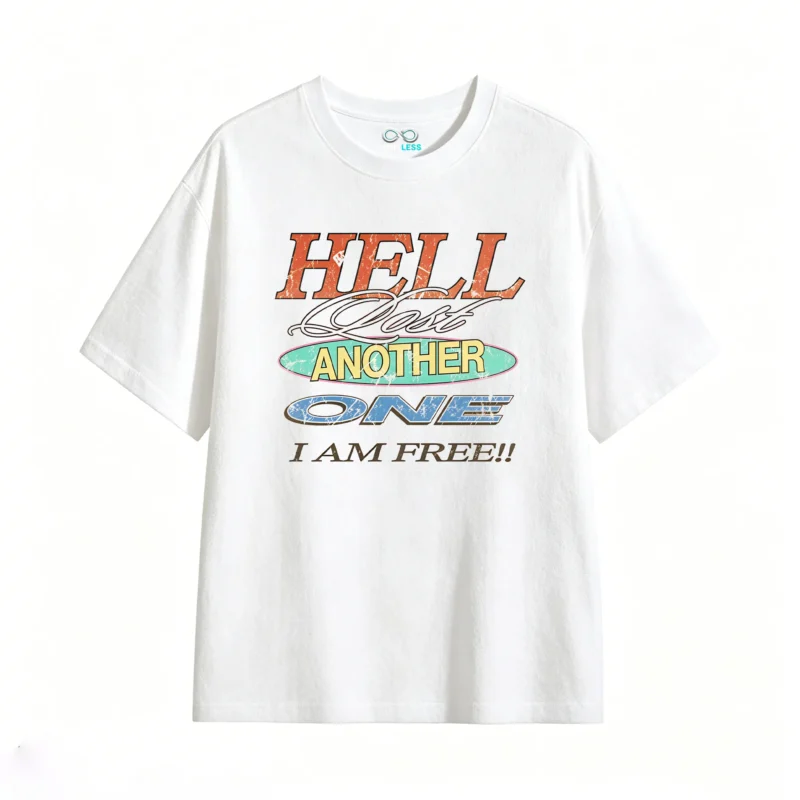 主图_2 Remera estampada Hell vintage gráfico