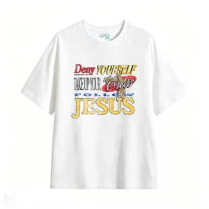 主图_2 Remera estampada Cross Jesus religiosa