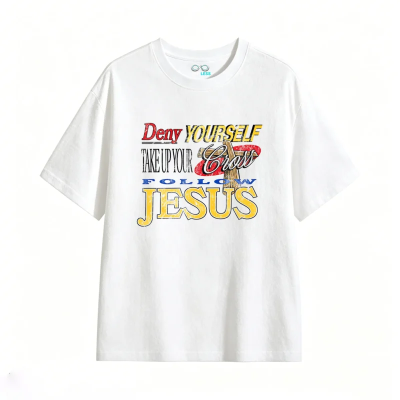Remera estampada Cross Jesus religiosa