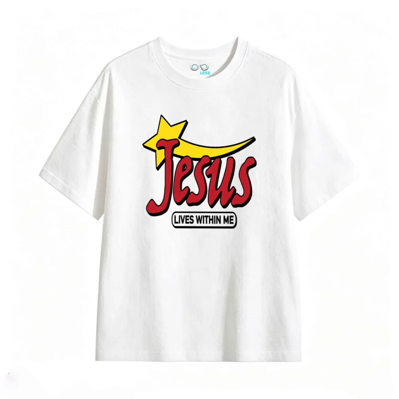 Remera estampada Jesus estrella