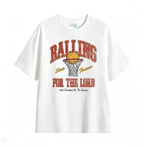 主图_2 Remera estampada básquet Balling retro