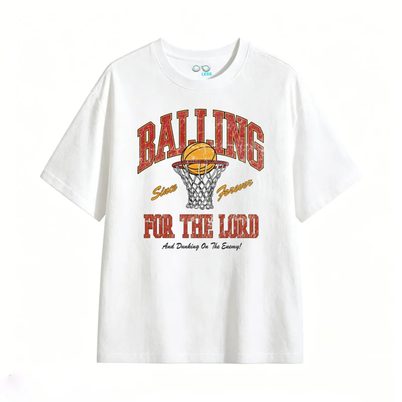 主图_2 Remera estampada básquet Balling retro