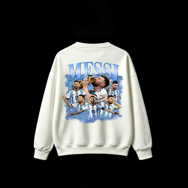 Lionel Messi World Cup Champion Graphic Sweatshirt