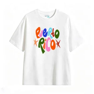 Remera estampada Puerto Rico diseño