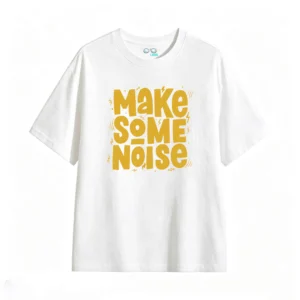 Remera estampada Make Some Noise gráfico