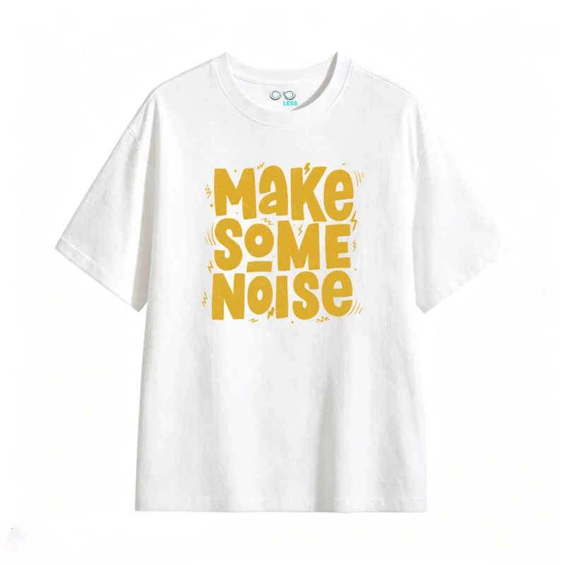 主图_2 Remera estampada Make Some Noise gráfico