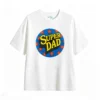 Remera estampada Super Dad diseño original