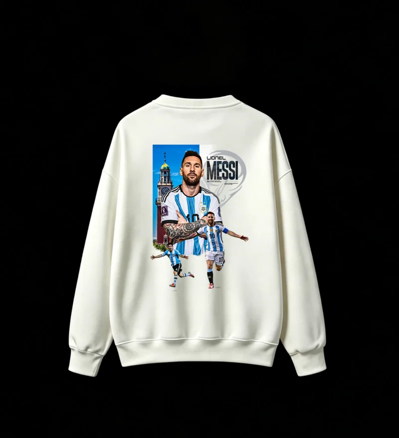 主图_2 Lionel Messi Argentina Soccer Legend Crew Neck Sweatshirt
