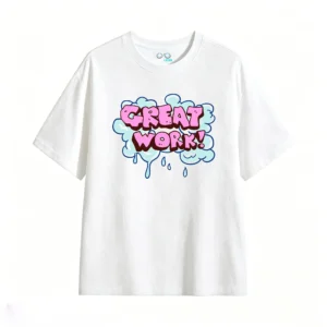Remera estampada Great Work grafiti