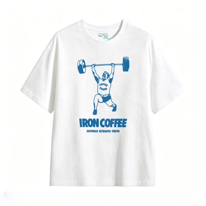 Remera Iron Coffee estampada gym fitness