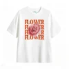 主图_2 Remera estampada floral vintage gráfico