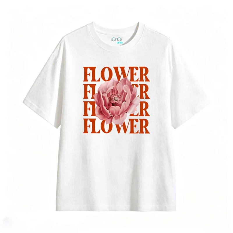 主图_2 Remera estampada floral vintage gráfico