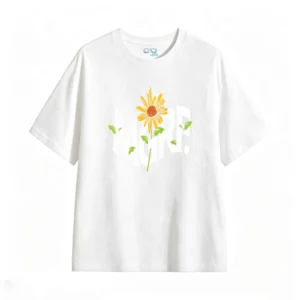 Remera estampada MGRF girasol botánico