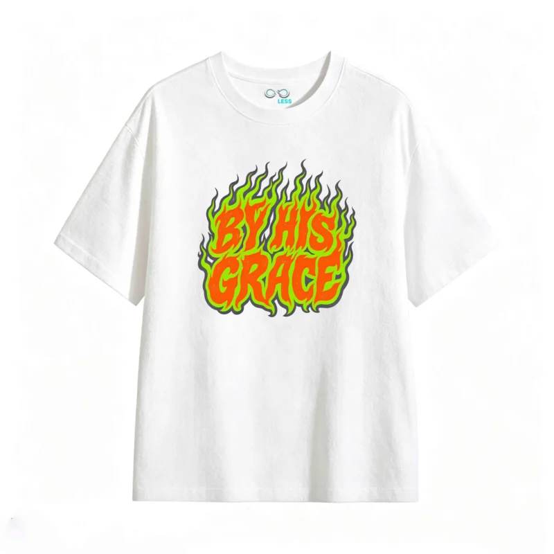 Remera estampada By His Grace fuego