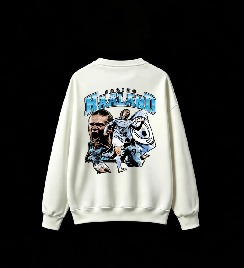 主图_2 Erling Haaland Manchester City Graphic Sweatshirt