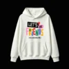 Buzo capucha, estampa Be Friends color full