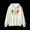 Buzo capucha, estampa Flores Life Is Better