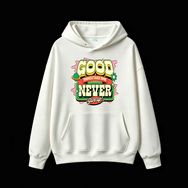 主图_2 Buzo capucha, estampa Good Things retro