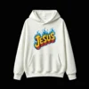 主图_2 Buzo capucha, estampa Jesús fuego vintage