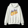 Buzo capucha, Chill fuego diseño gráfico