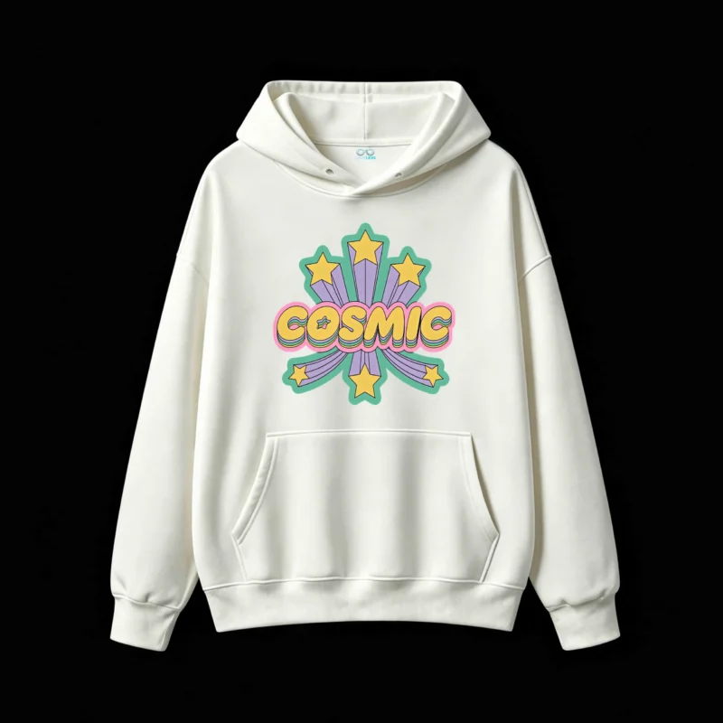 主图_2 Buzo capucha, Cosmic vintage estampado