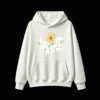 Buzo capucha, estampa girasol botánico MGRF