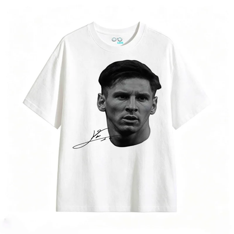 主图_2 Lionel Messi Signature Portrait T-Shirt