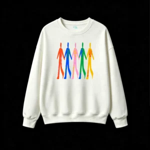 主图_2 Buzo cuello redondo, colores arte pop estampa urbana