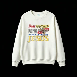 主图_2 Buzo cuello redondo, estampa Cross Jesus religioso