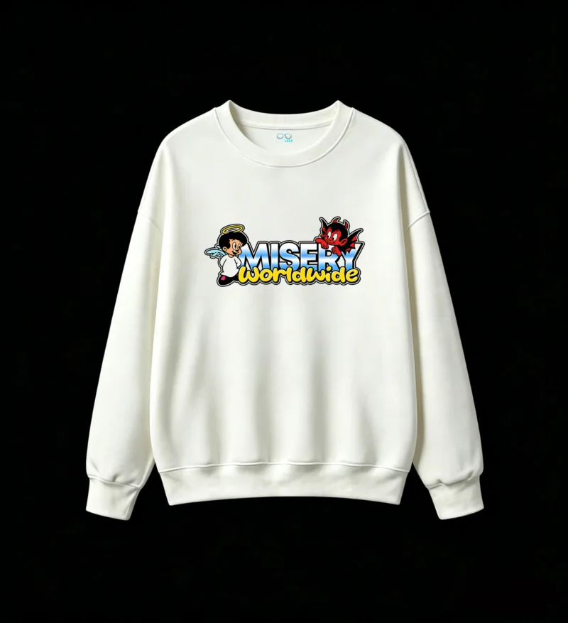 主图_2 Buzo cuello redondo, Misery Worldwide vintage urbano