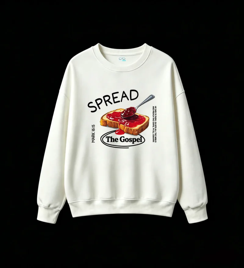 主图_2 Buzo cuello redondo, estampa tostada mermelada casual