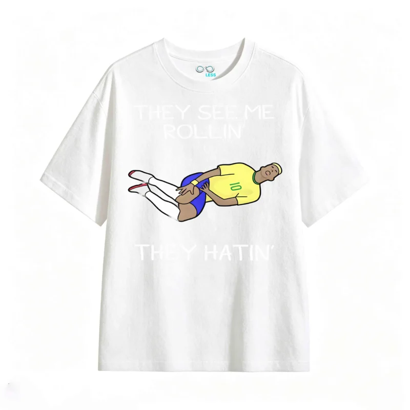 主图_2 They See Me Rollin' They Hatin' Funny Soccer Player T-Shirt