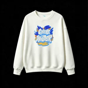 Buzo cuello redondo Cymone Wilder, grafiti urbano