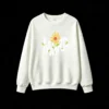 Buzo cuello redondo MGRF, girasol botánico casual